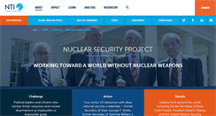 Desktop Screenshot of nuclearsecurityproject.org